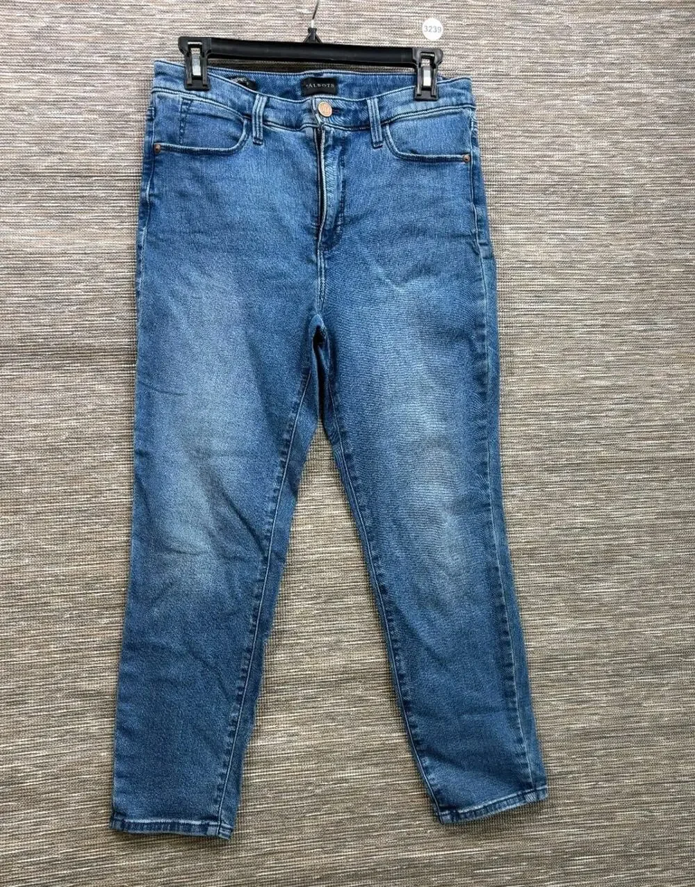 Talbots Jegging Crop Jeans Womens Size 6 Blue Mid Rise Denim Stretch *READ